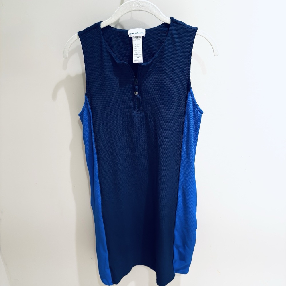 Tommy‎ Bahama Dress Colorblock sleeveless cover up blue size Medium M
